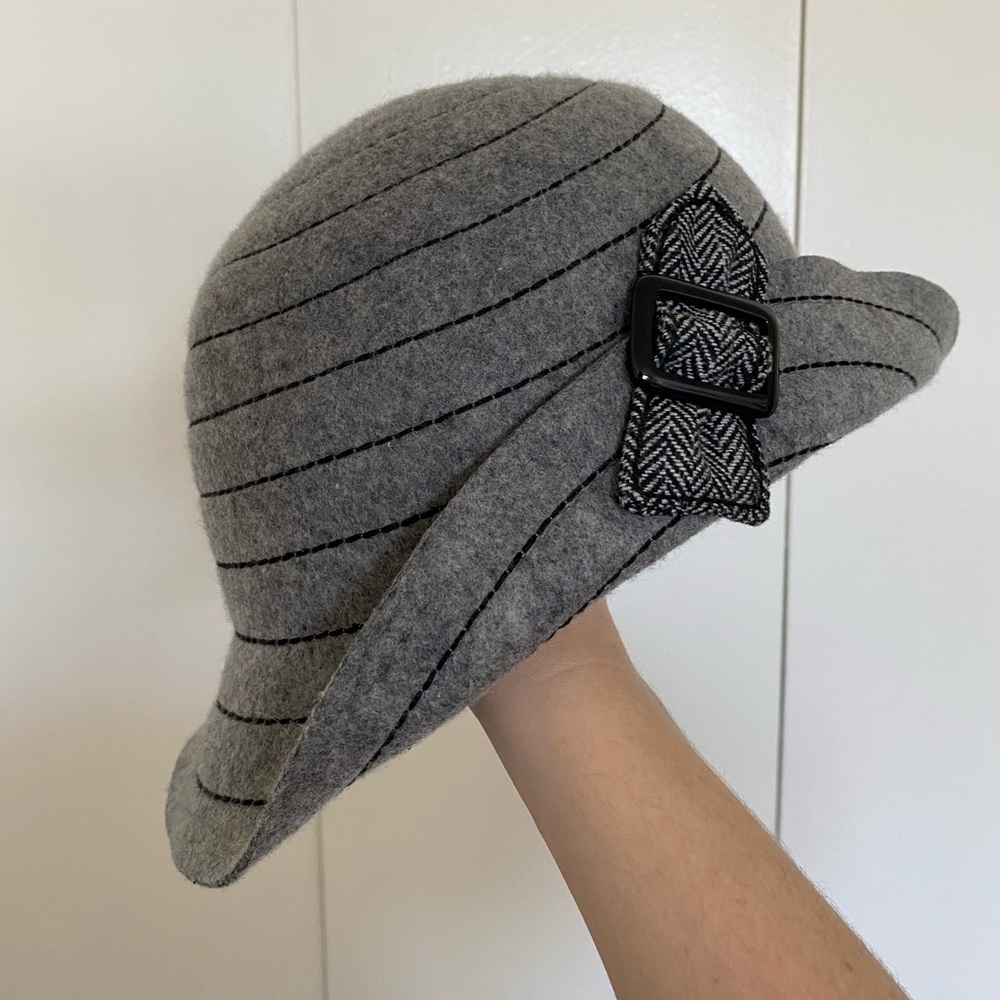 Chic, cloche-style wool hat